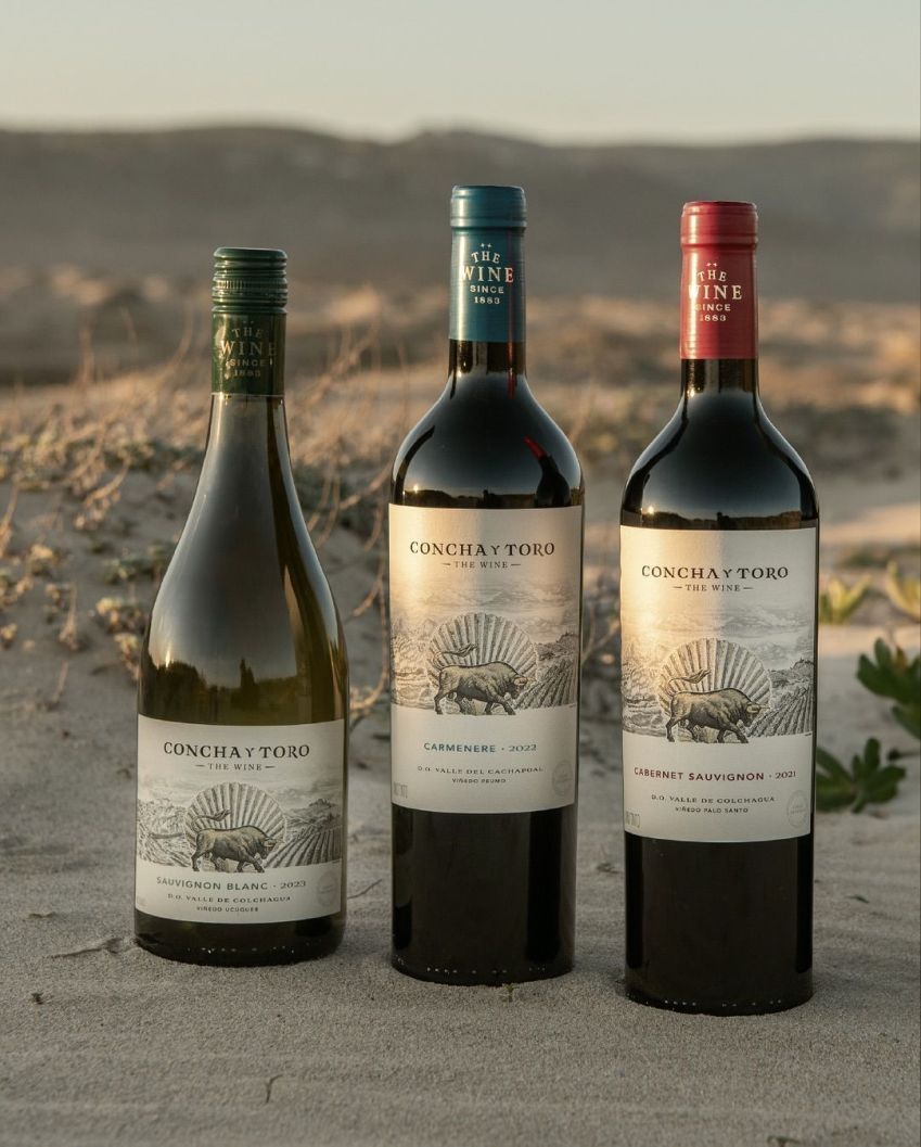 Concha y Toro tem rótulos como Casillero del Diabo e Marques de Casa • Instagram/Concha y Toro