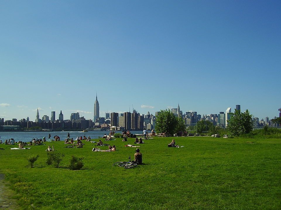 Marsha P. Johnson State Park, no bairro de Williamsburg • Wikimedia commons/ MMZach