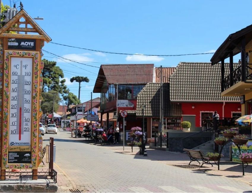 Monte Verde tem estrutura completa para receber turistas com inúmeros restaurantes, lojinhas e charmosas hospedagens • Divulgação