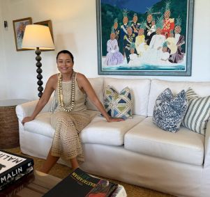 Daniela Filomeno no Round Hill Hotel and Villas, na Jamaica