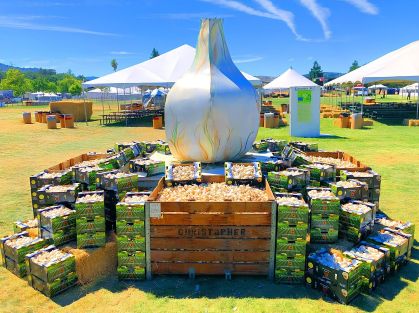 Festival do alho na cidade de Gilroy, nos Estados Unidos