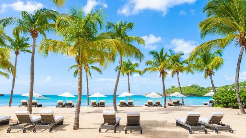 Carlisle Bay fica à beira-mar e tem quartos com vista para o oceano • Divulgação/Carlisle Bay Antigua