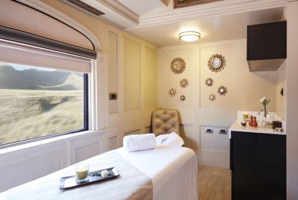 Spa do trem Belmond Andean Explorer