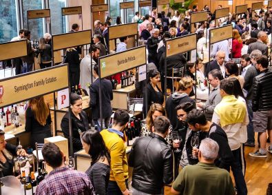 Estandes do evento Vinhos de Portugal