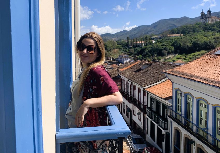 A jornalista, pesquisadora e curadora Carolina Daher • Acervo pessoal