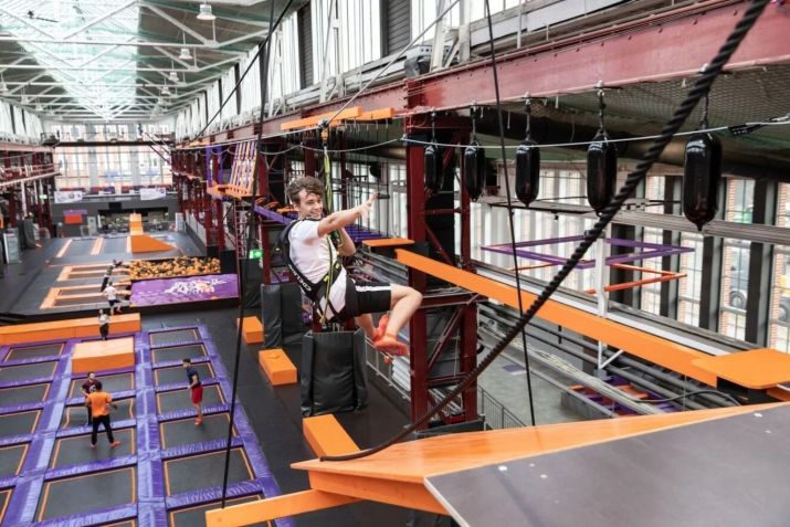 JUMP House Berlin é um complexo com atividades para diferentes faixas etárias • Divulgação/Jump House Berlim