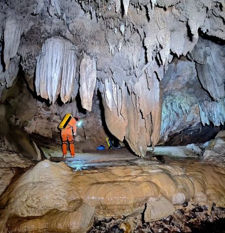 Caverna da Água Suja fica no Núcleo Santana do Petar • Instagram/Mestre das Cavernas