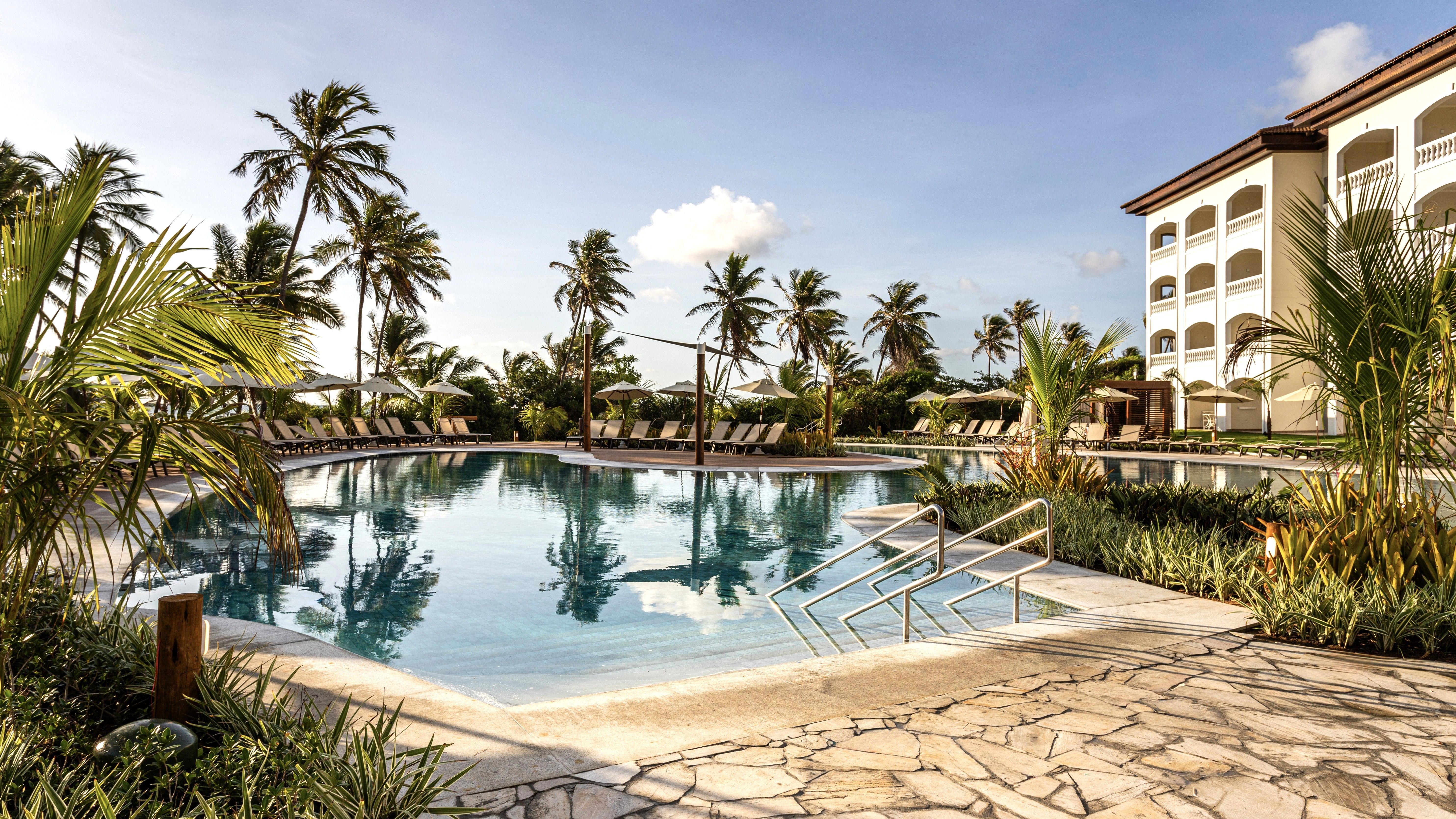Piscina Sol Grand Premium, na Costa do Sauípe