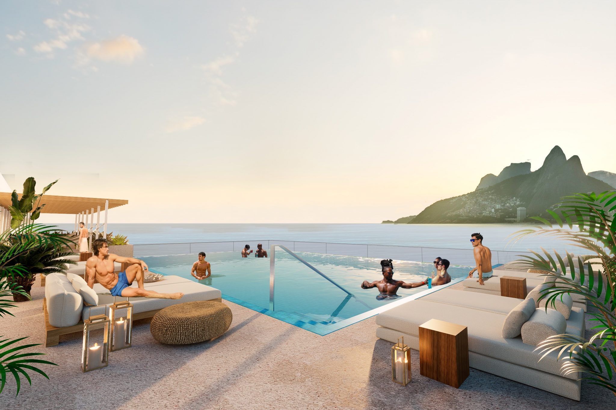 Projeto do The Tryst Ipanema, no Rio de Janeiro