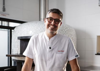 André Guidon, à frente da Leggera Pizzeria Napoletana