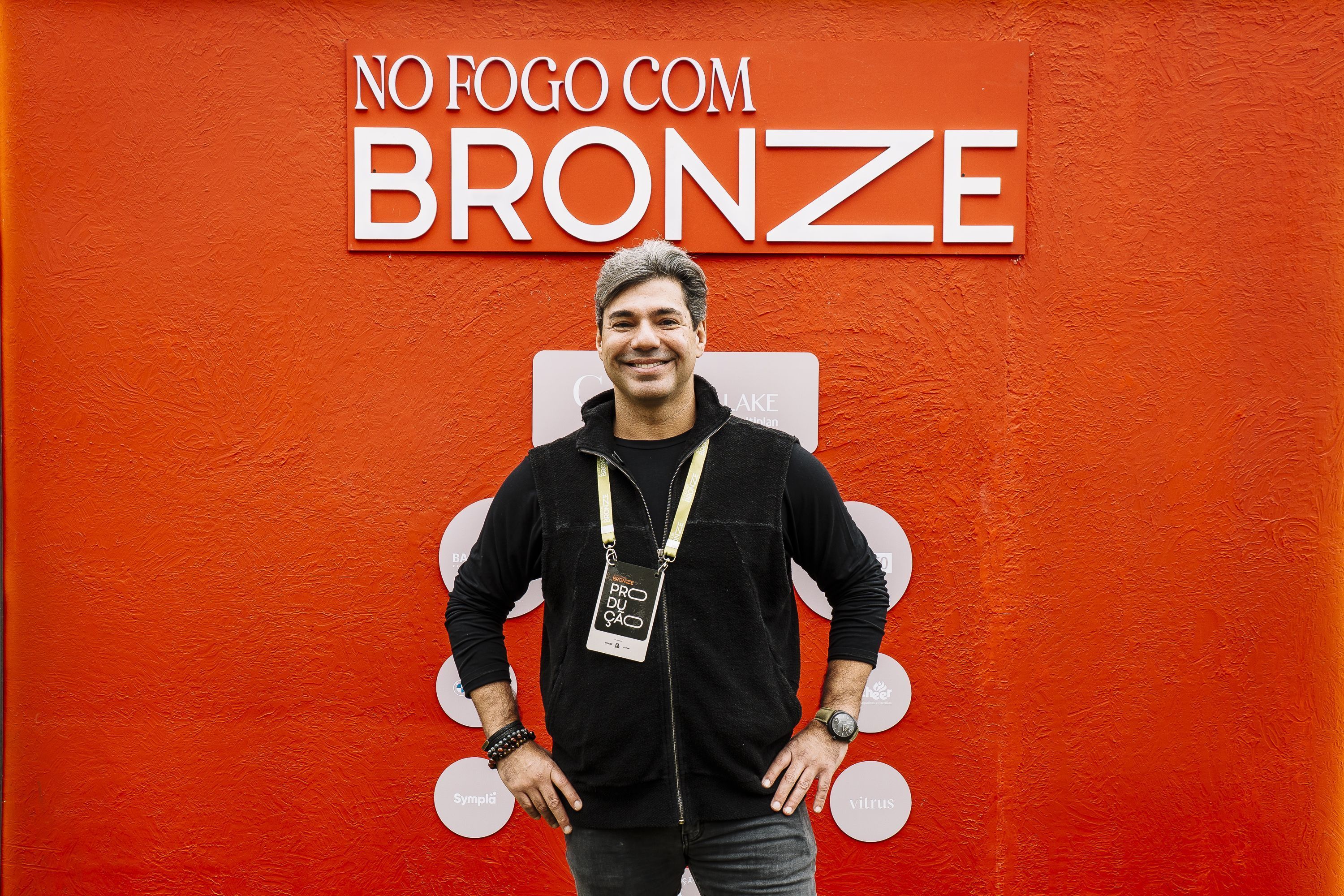 Felipe Bronze no evento "No Fogo com Bronze"