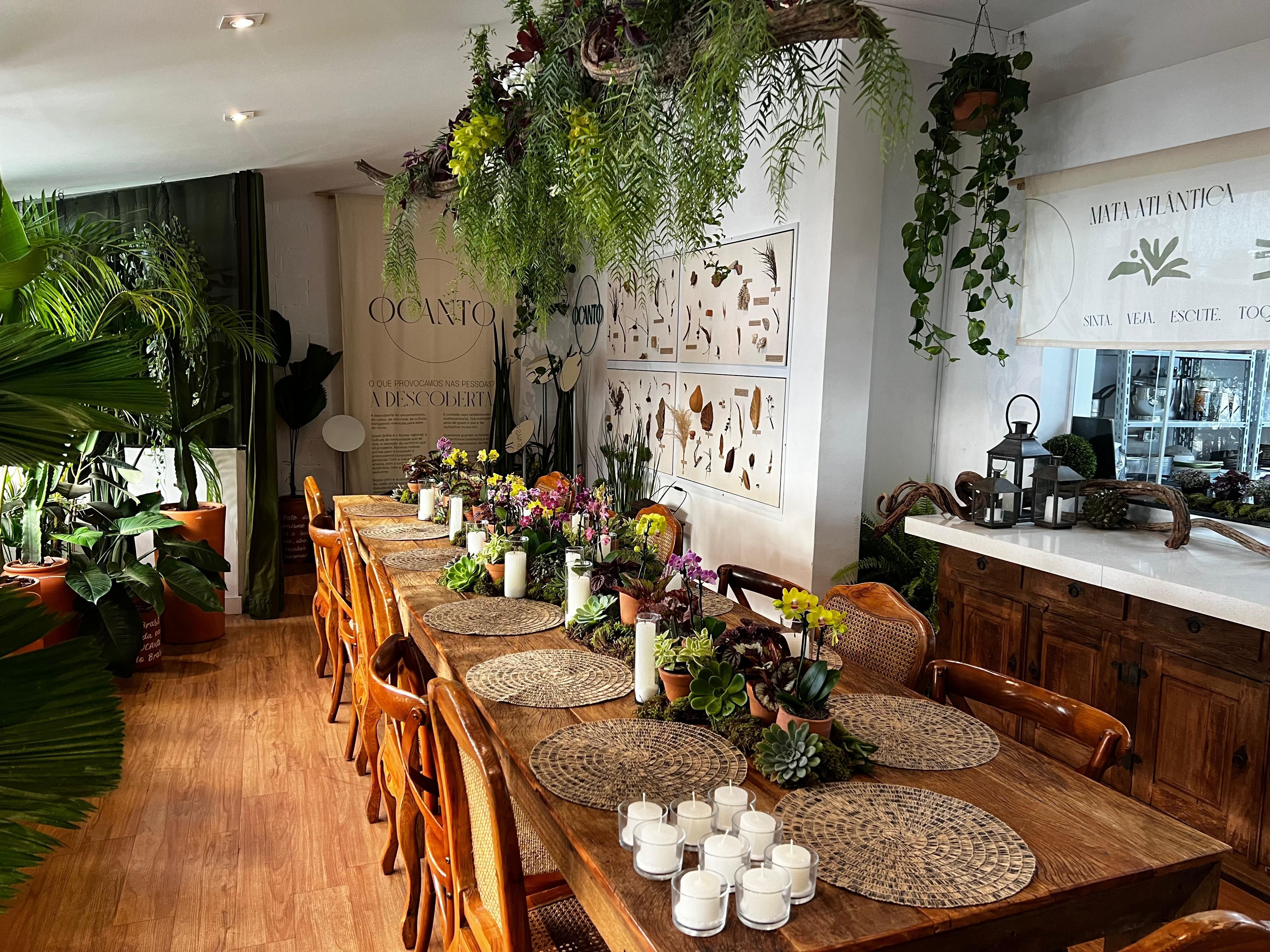 OCanto promove jantar imersivo com menu inspirado na Fazenda Bananal • Divulgação