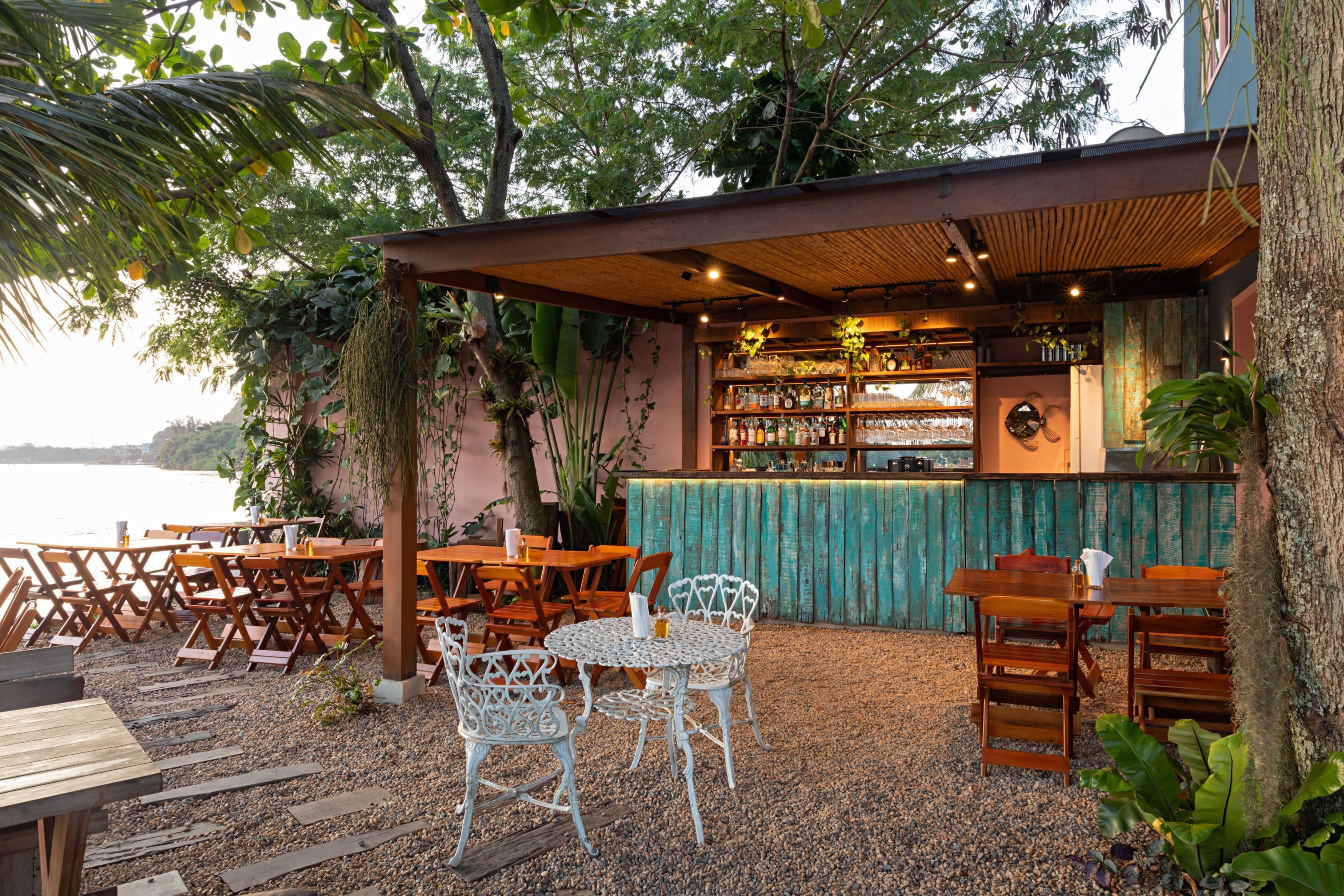 Ambiente do Ocyá na Ilha Primeira, na Barra da Tijuca • Rodrigo Azevedo