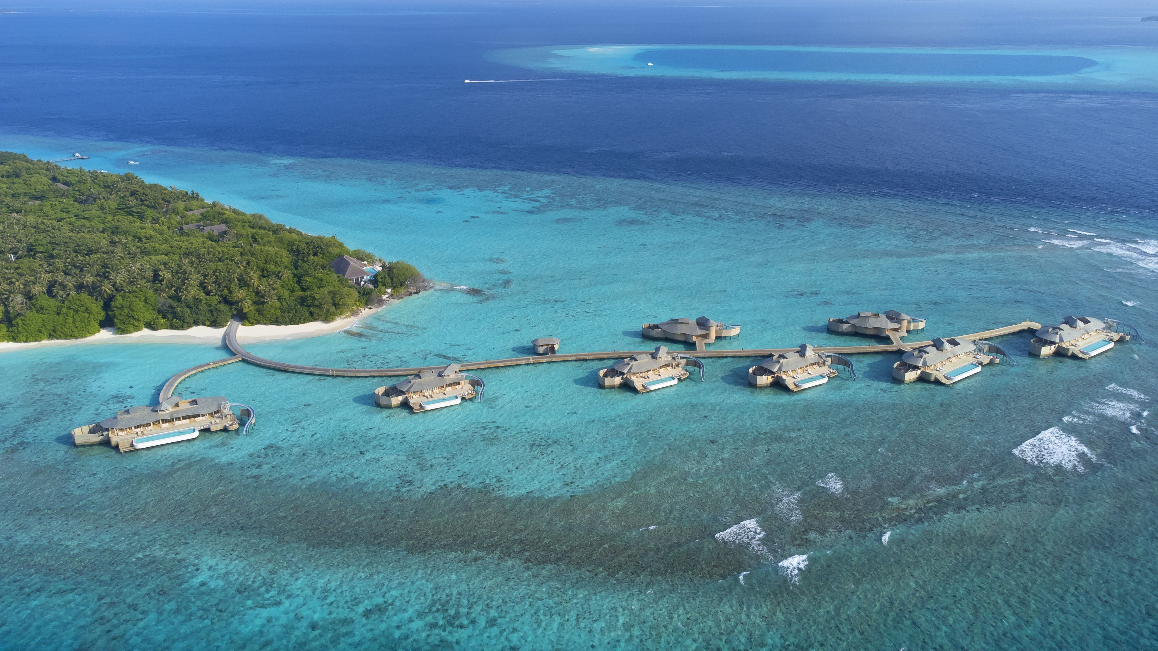 Bangalôs do Soneva Fushi, nas Maldivas