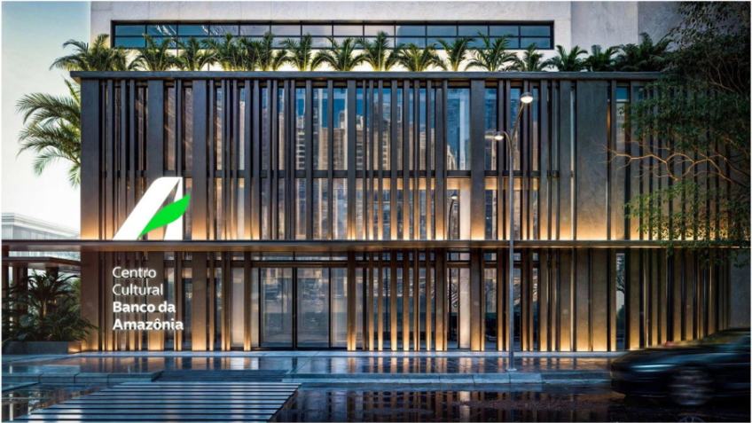 Fachada do novo centro, que será inaugurado em outubro • Divulgação/CCBA