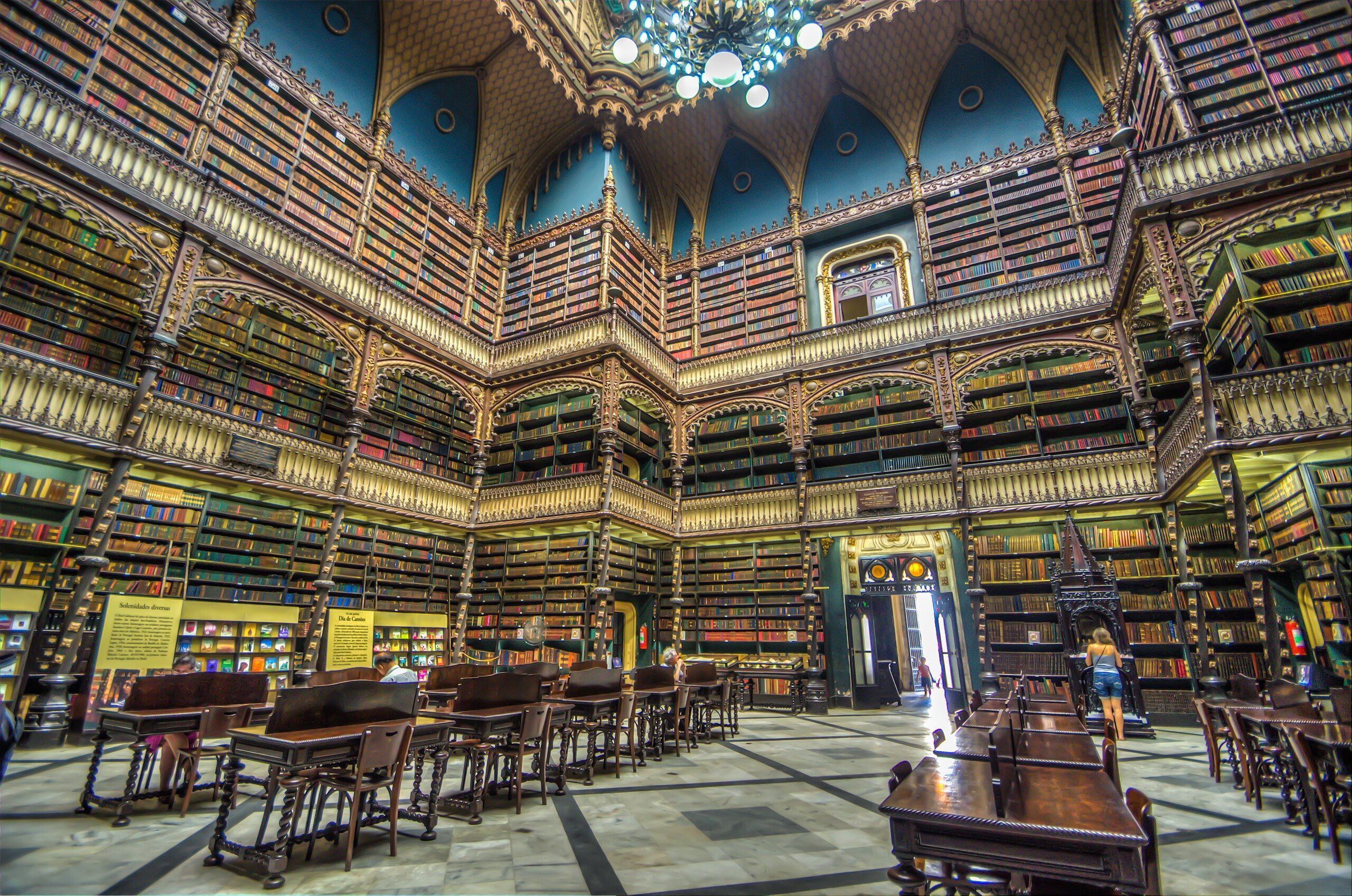 Real Gabinete Português de Leitura, no Rio de Janeiro