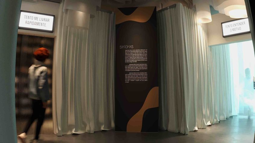 Instalação da exposição "A alma humana, você e o universo de Jung", no MIS • Divulgação/MIS