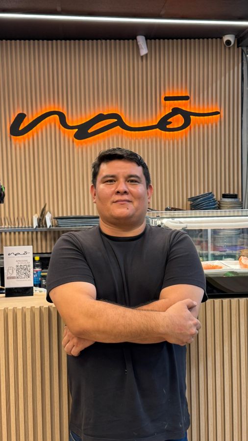 O chef Satoshi Niitsuma &bull; Acervo pessoal/Satoshi Niitsuma