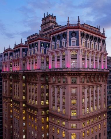 Fachada do Edifício Martinelli, no centro da cidade • Divulgação