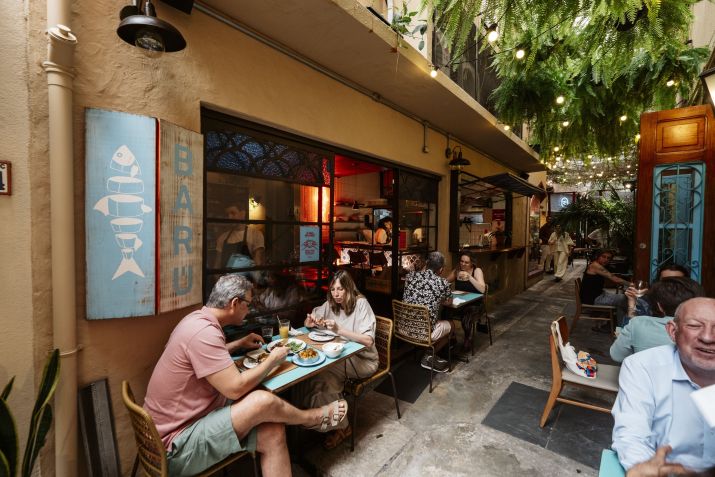 Ambiente do Barú Marisqueria • Divulgação