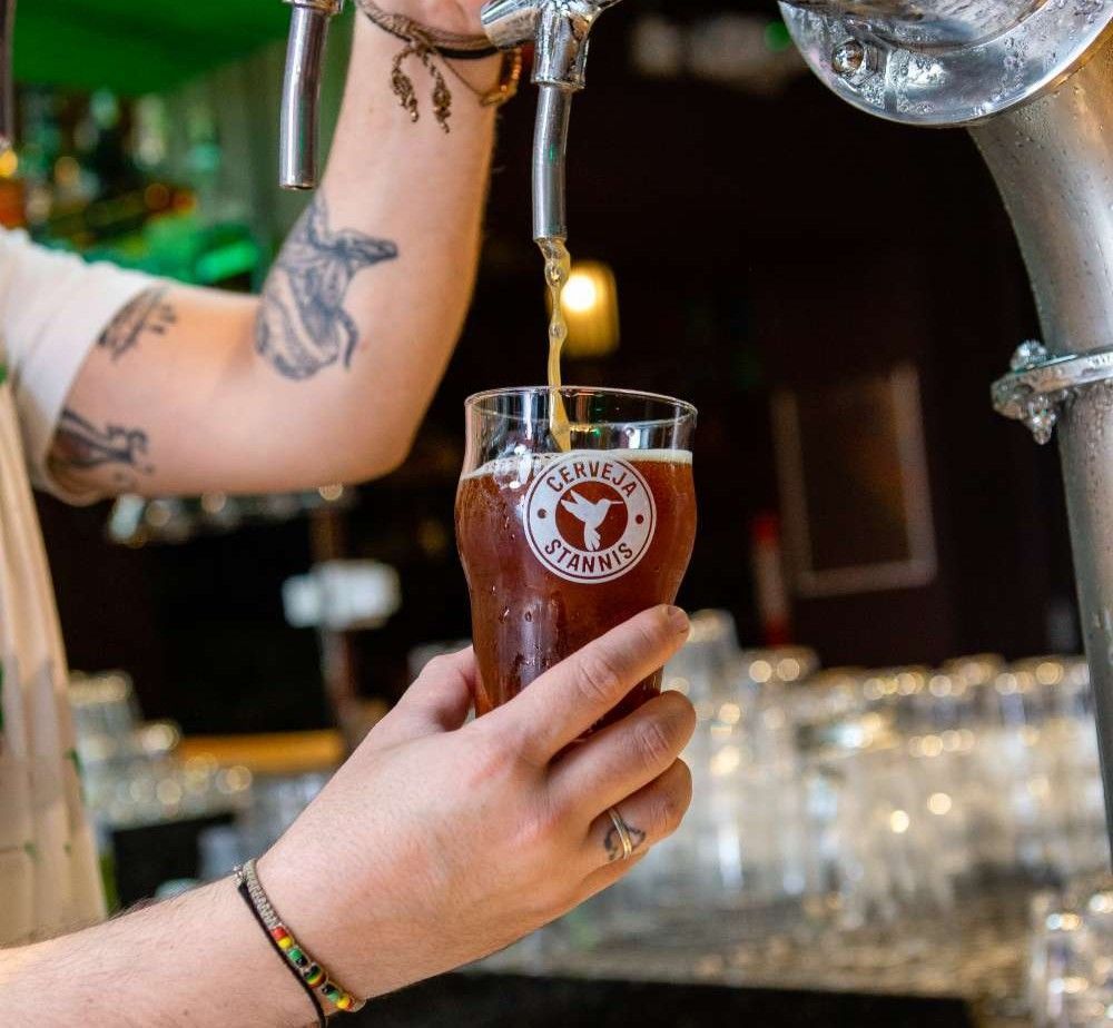 Cervejaria Stannis ficou com a medalha de Bronze no "Best of Show" com a cerveja escura Kaptain Lisa • Divulgação