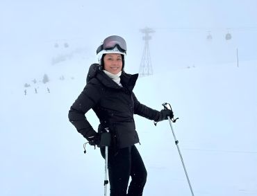 Daniela Filomeno em Courchevel, na França