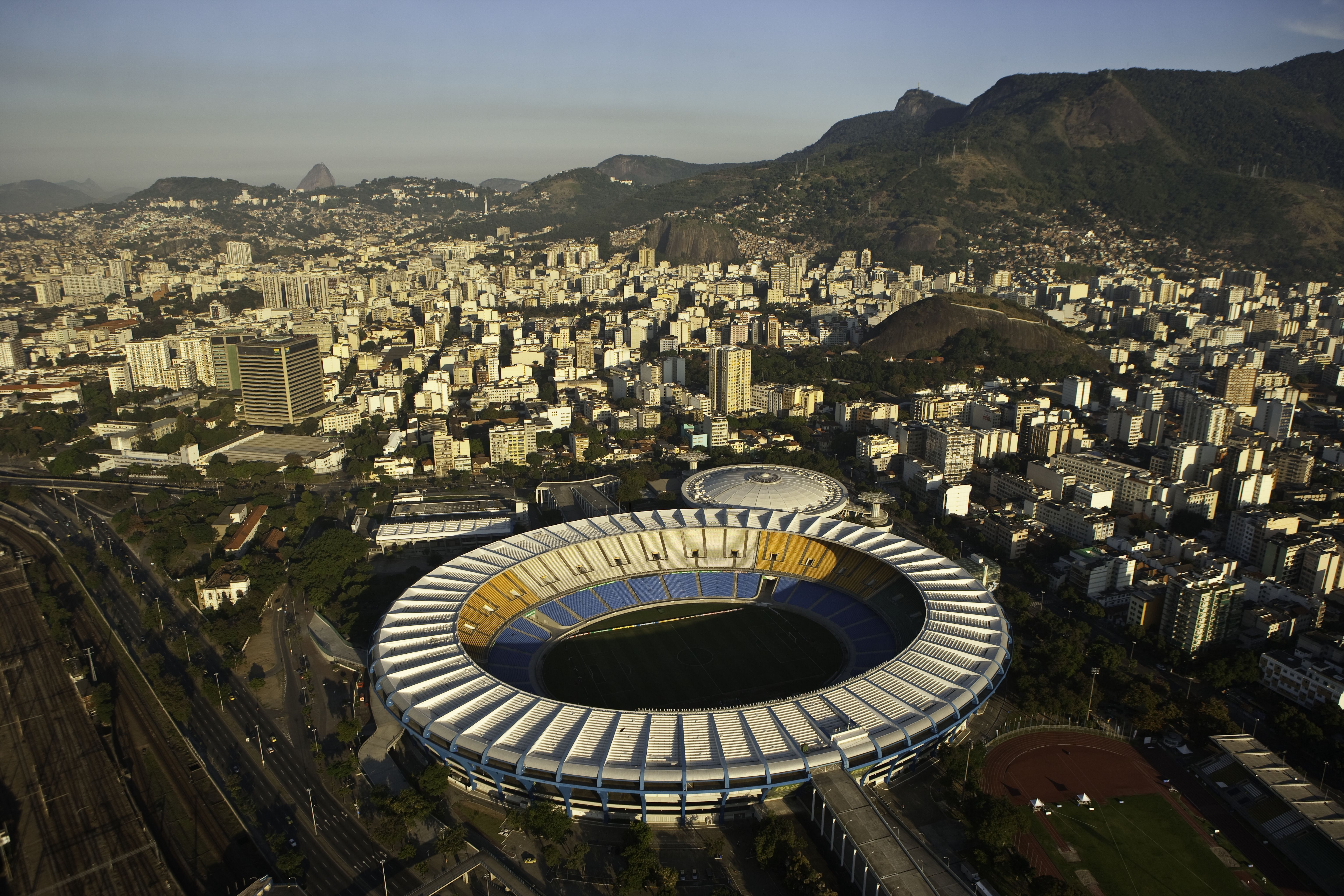 Estádio do Maracanã visto de cima