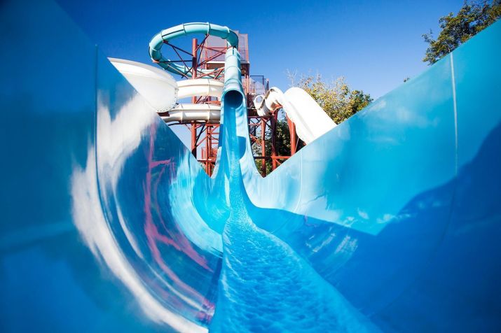 Toboágua do parque aquático do Grande Hotel São Pedro • Reprodução/Site