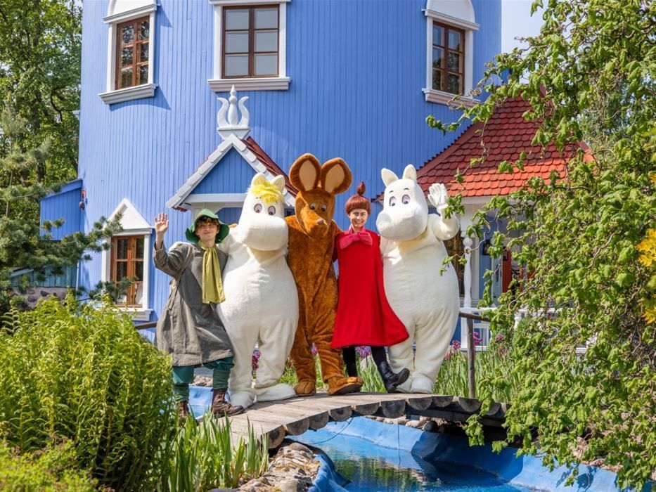 Moomin World é parque temático inspirado em histórias infantis da literatura finlandesa • Divulgação/Moomin World