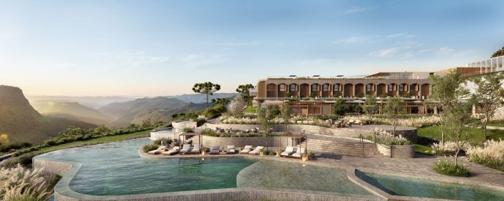 Projeto do Kempinski Laje de Pedra, em Canela