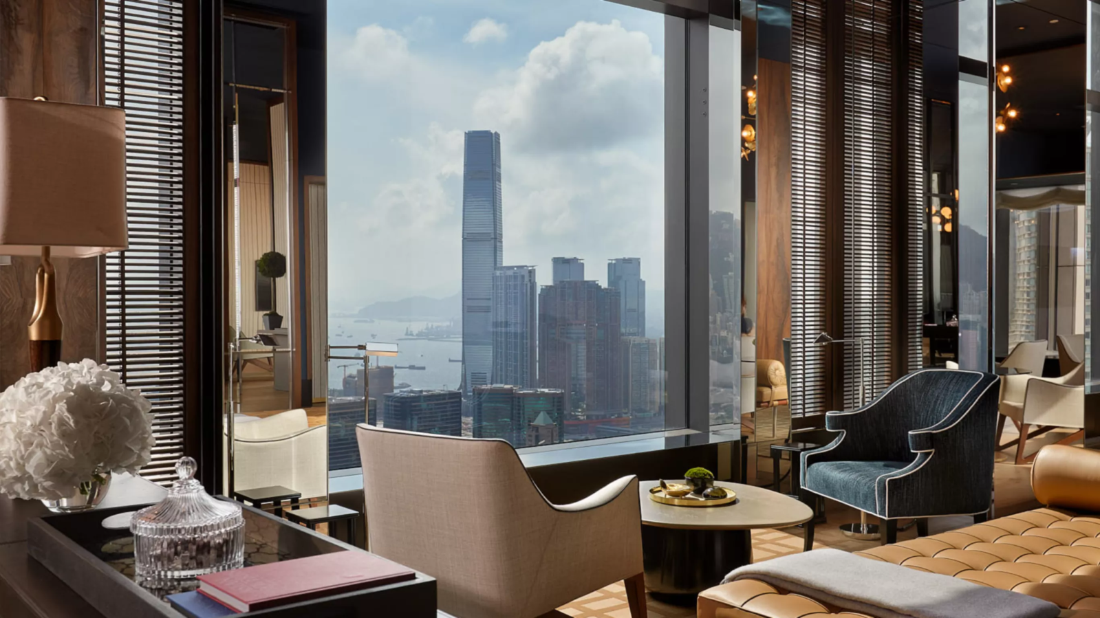 Interior do Rosewood Hong Kong, eleito o melhor hotel do mundo em 2025  Reproduo/Site