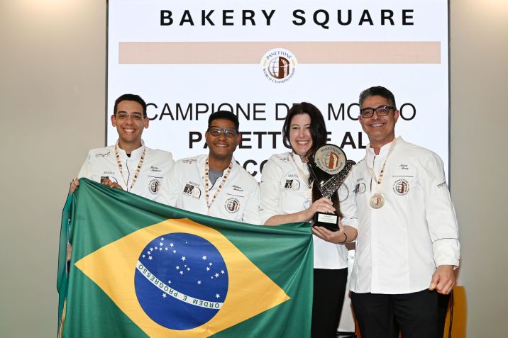 Squadra Brasile, time que representou o país no Panettone World Championship 2025 • Divulgação