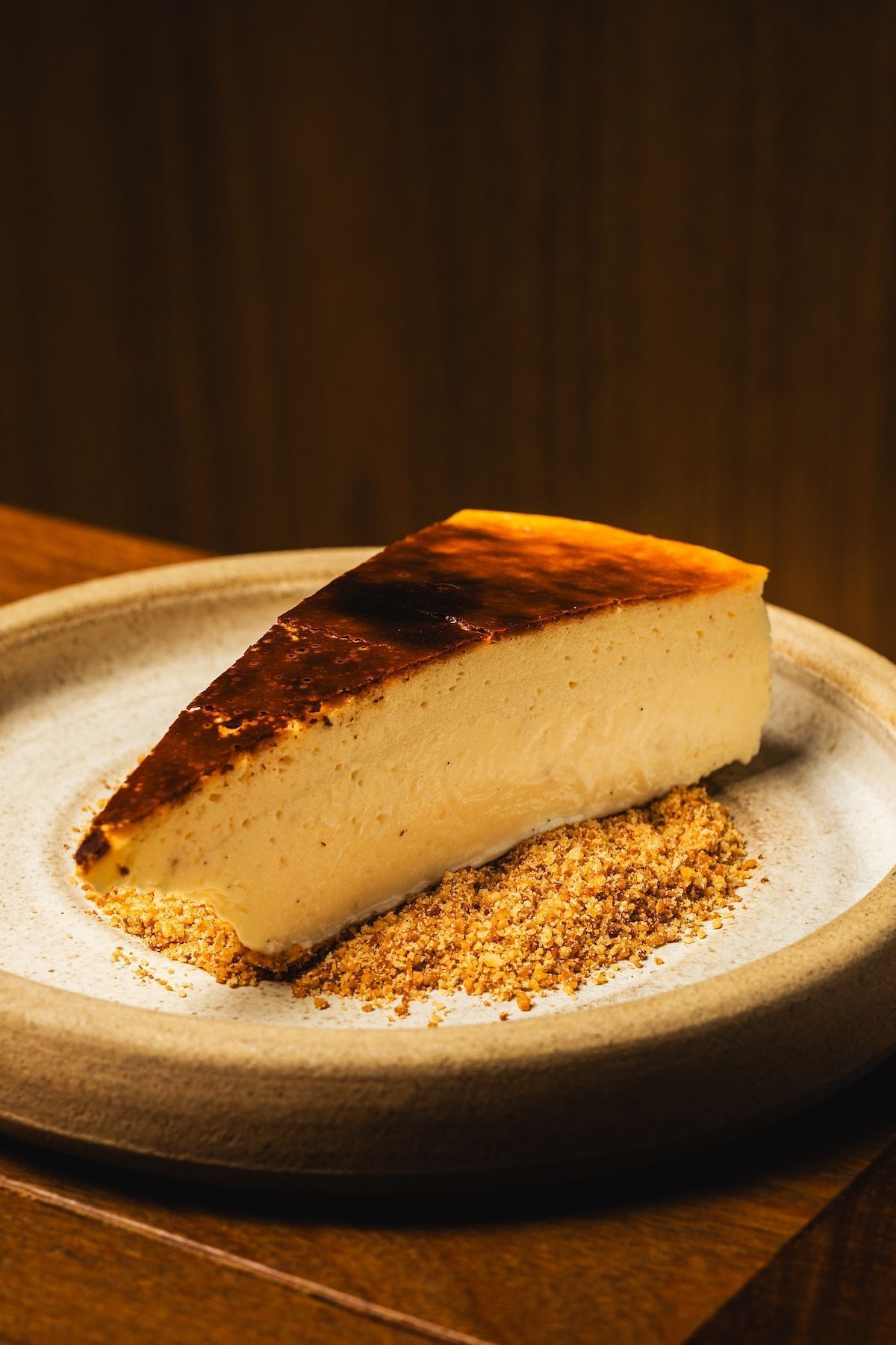 Torta basca com farofa de curry • Tales Hidequi/ Duda Gulman