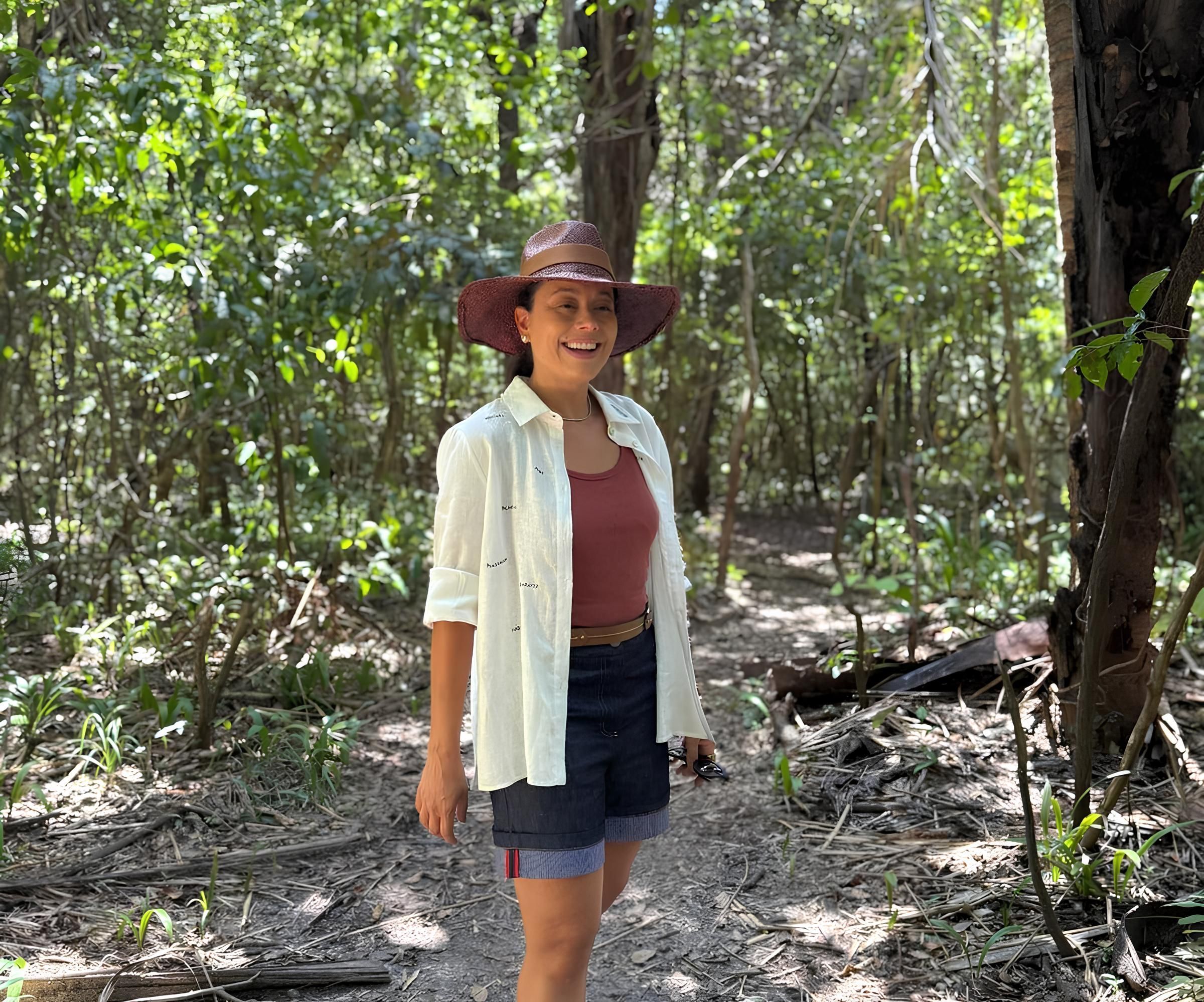 Daniela Filomeno na Fazenda São Jerônimo, em Soure, na Ilha de Marajó