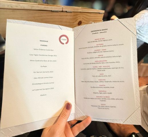 Espumante brasileiro no menu do Maido, melhor restaurante do mundo • Divulgação