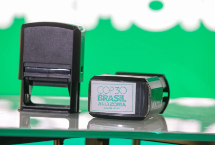 Passaportes receberão carimbo especial da COP30 em Belém