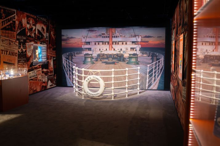 Experiência do Titanic tem mais de 150 artefatos e recriações em tamanho real • Divulgação/Fever