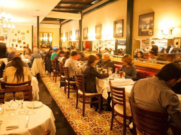 Ambiente interno Bistrot de Paris, na Rua Augusta • Divulgação