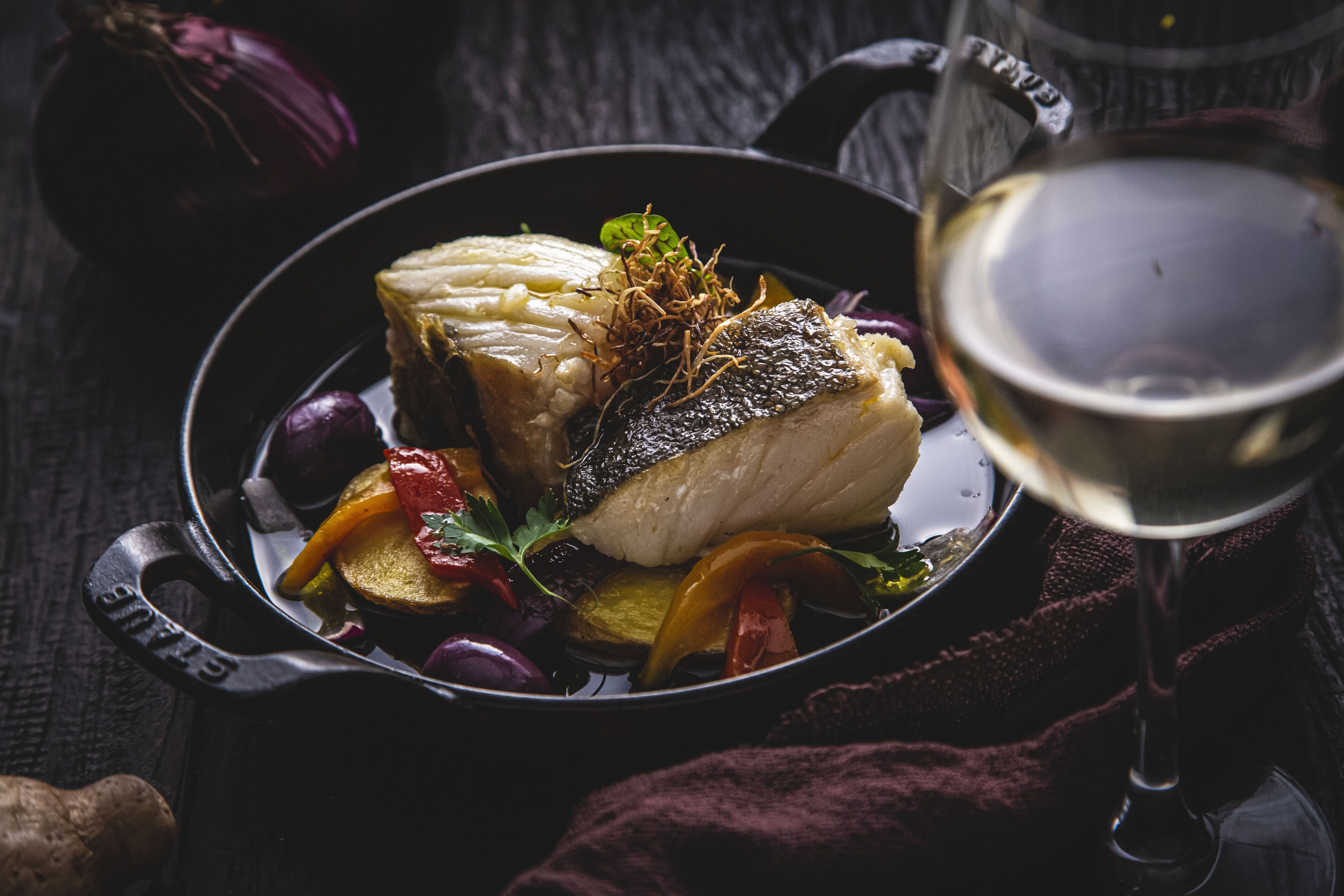Bacalhau Gadus morhua à espanhola é uma das sugestões do menu do Torero Valese • Mário Rodrigues