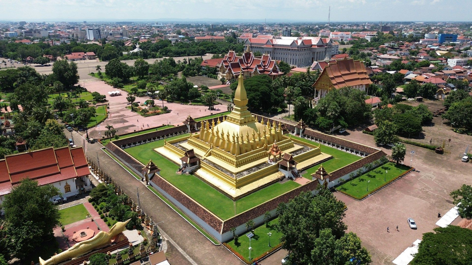 Vientiane, no Laos, é a mais jovem das capitais comunistas do mundo • Meklay Yotkhamsay/Unsplash