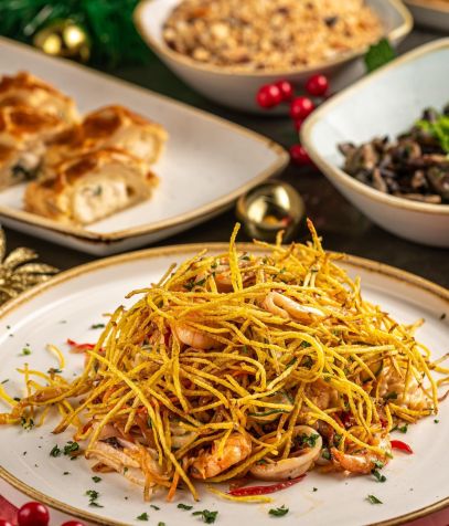 Escama tem ceia de Natal por encomenda que inclui desde saladas a brandade de bacalhau • Tomás Vélez