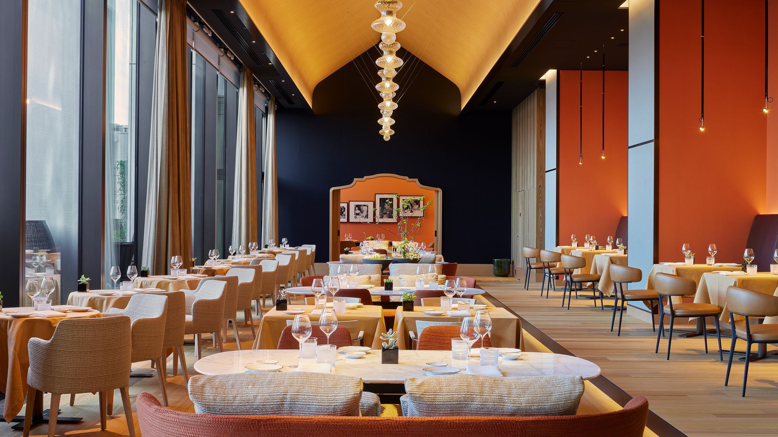 Salão principal do Il Ristorante - Niko Romito em Tóquio • Divulgação/Bvlgari Hotels
