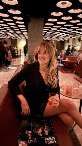 Andrea no Formosa Hi-Fi, no centro de São Paulo  • Acervo pessoal Andrea