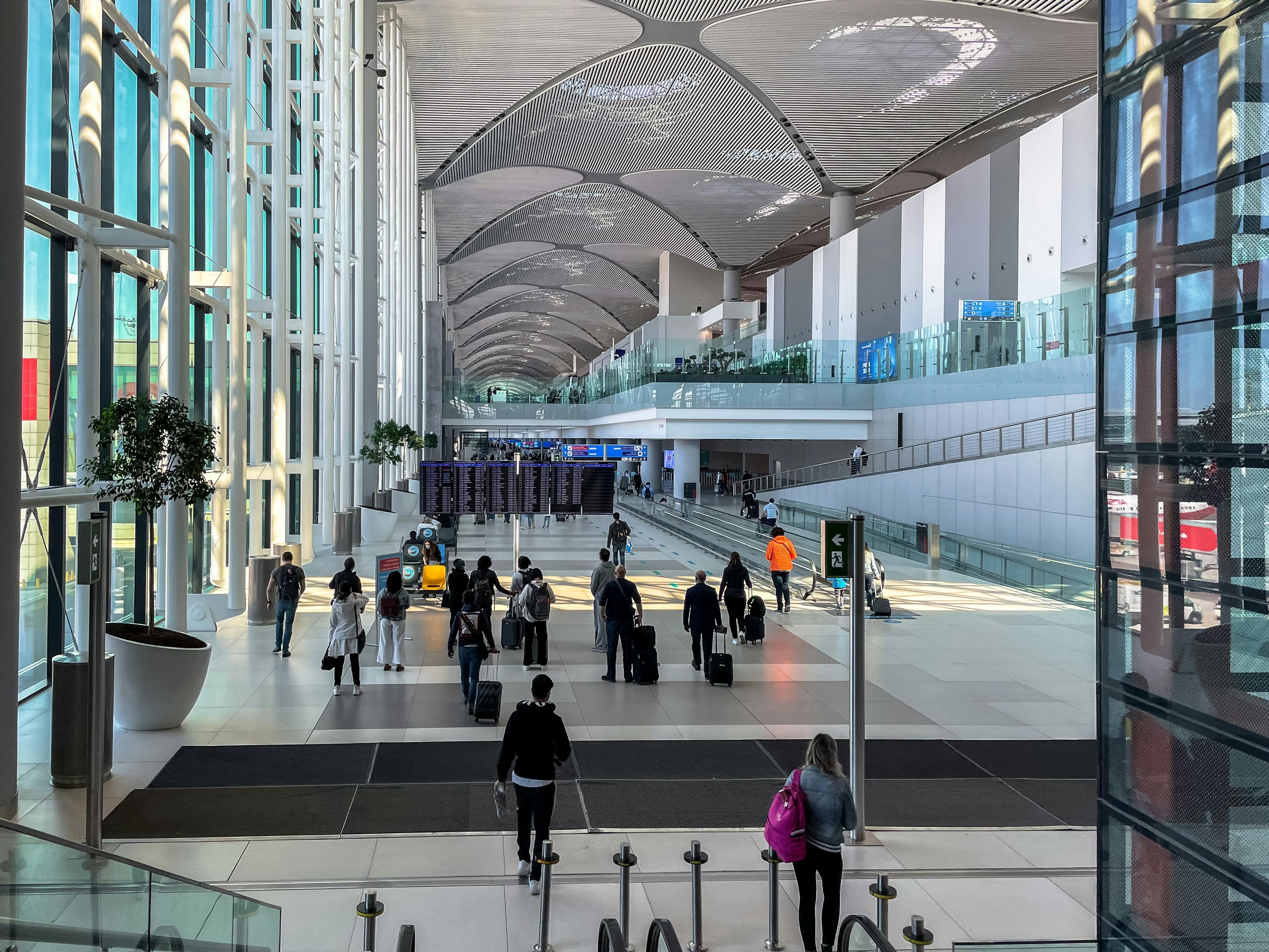 Aeroporto de Istambul, na Turquia