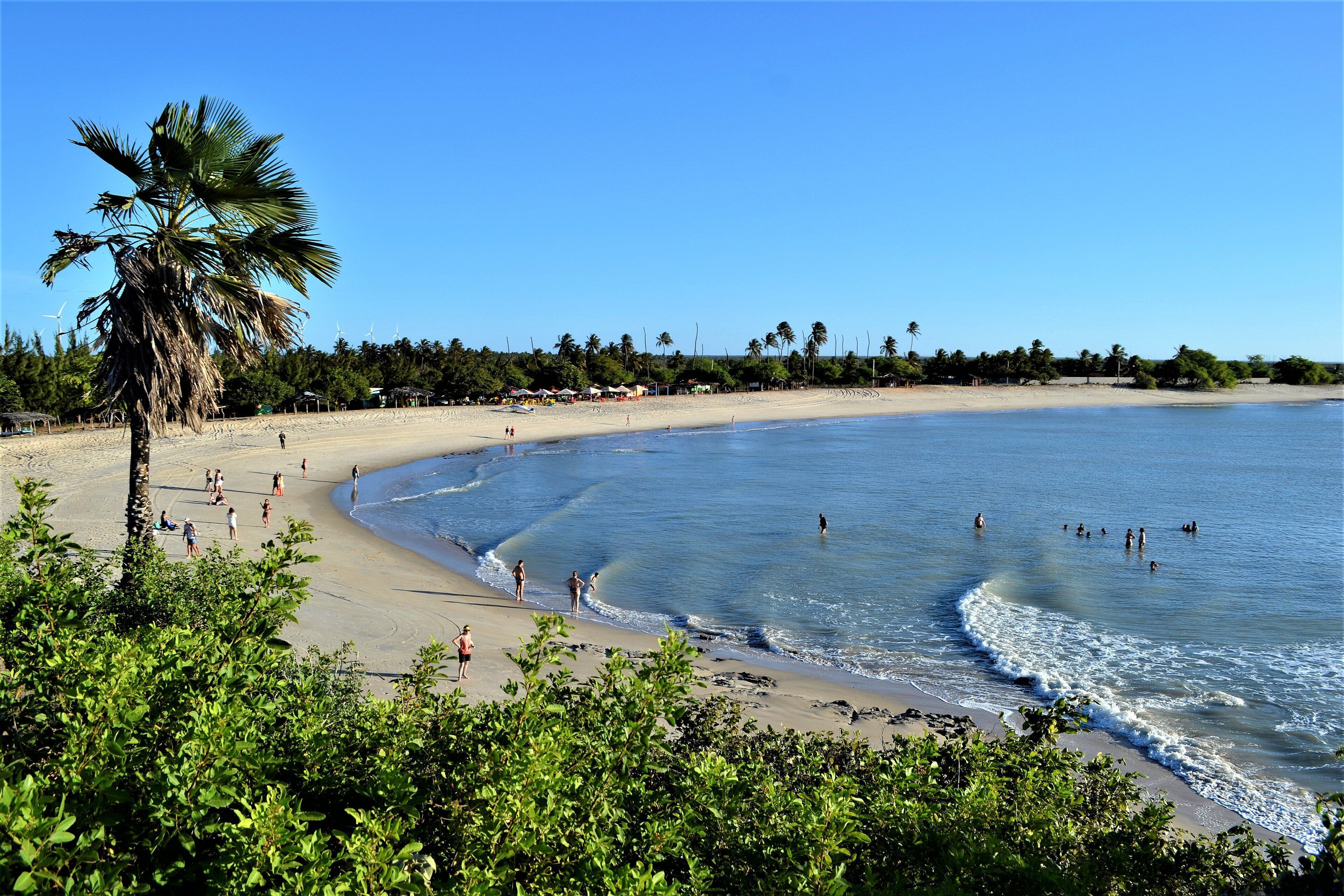 Praia em São Miguel do Gostoso, no Rio Grande do Norte • Patricialaraia/Wikimedia Commons