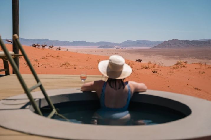 Wolwedans é uma hospedagem na Reserva Natural NamibRand • Instagram/Wolwedans Collection