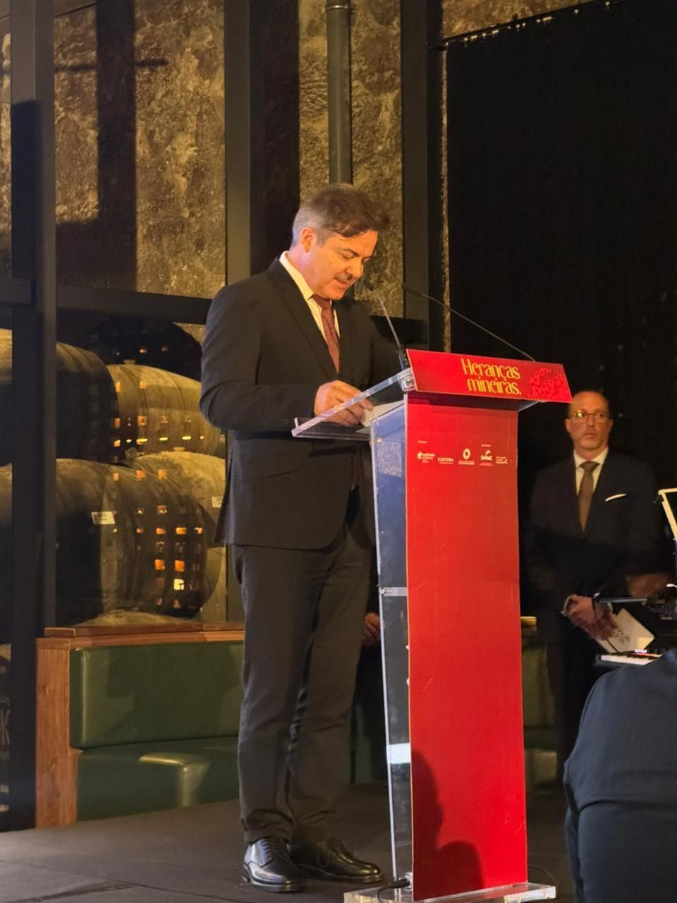 Alberto Santos, secretário de Estado da Cultura de Portugal, marcou presença no evento • Muriel Porfiro