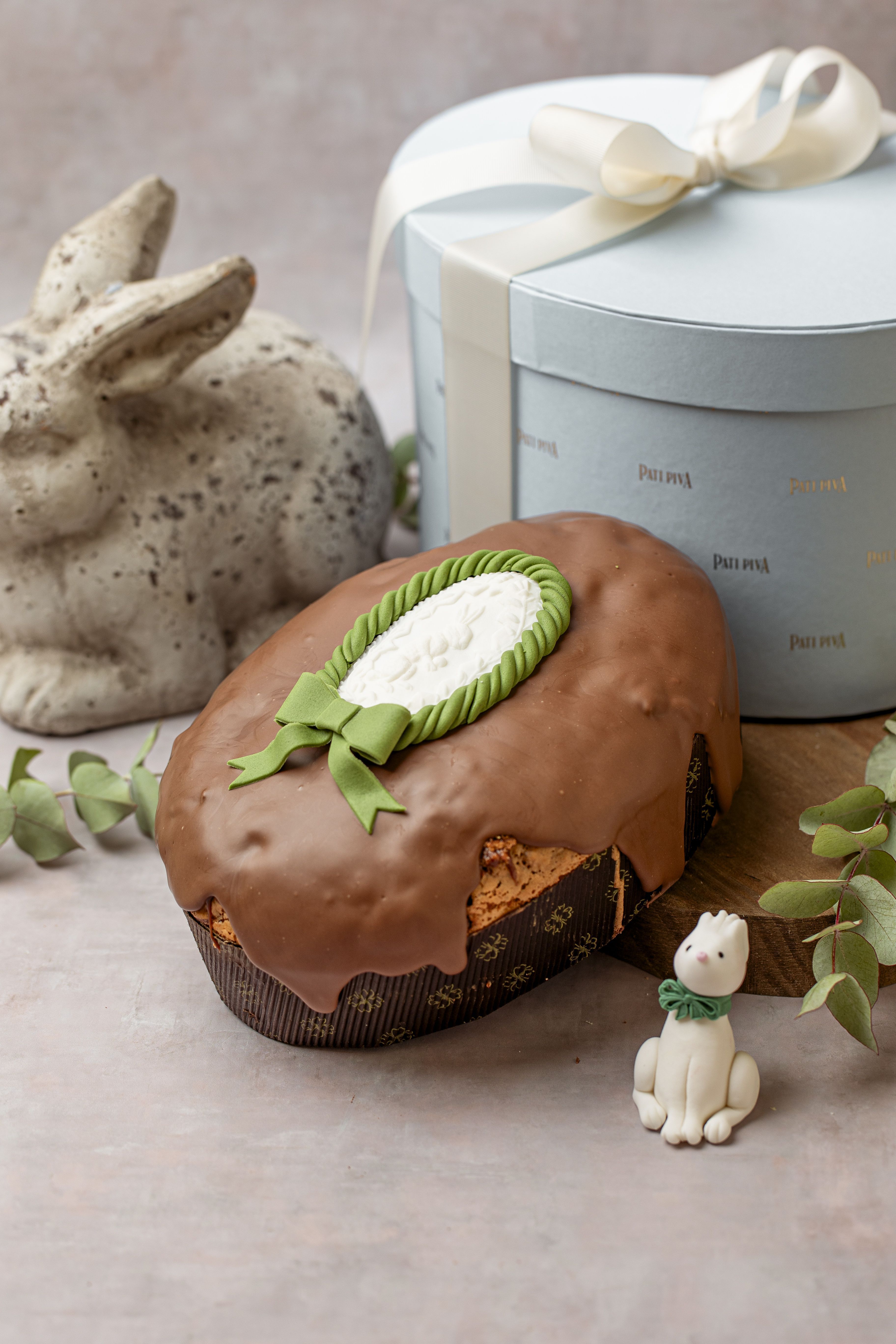 Colomba recheada de brigadeiro da Pati Piva • @estudiocurcuma