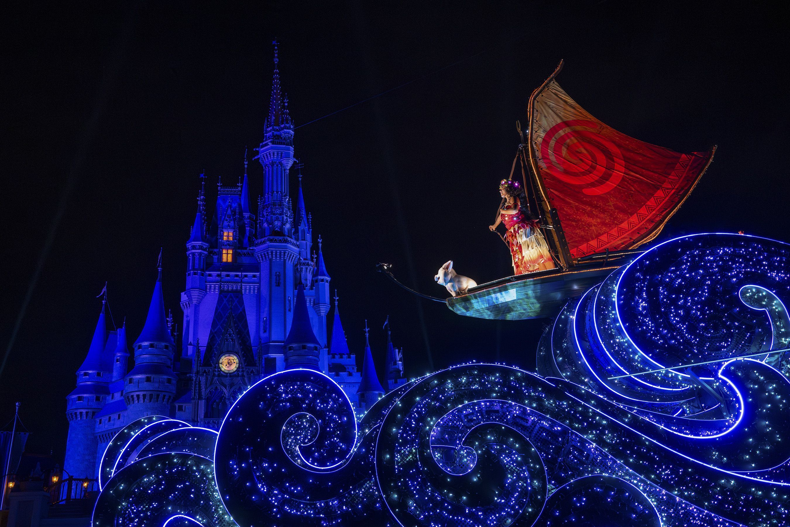 Espetáculo noturno “Disney Starlight”, no Magic Kingdom Park