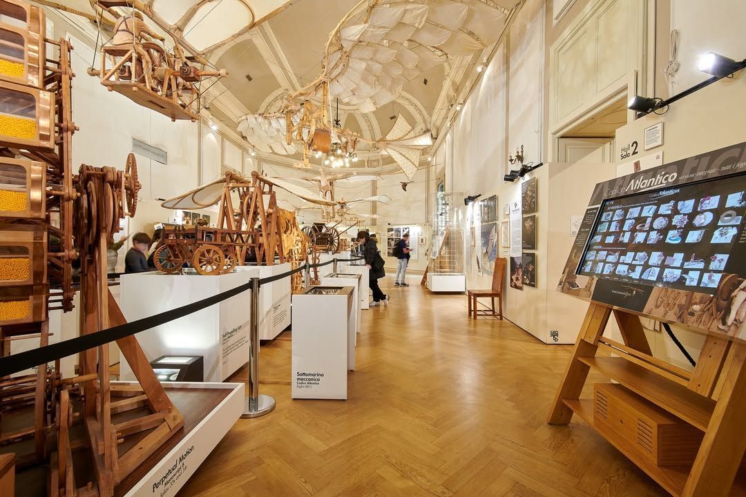 Museu interativo dedicado às invenções de Leonardo da Vinci • Instagram/Leonardo3 Museum